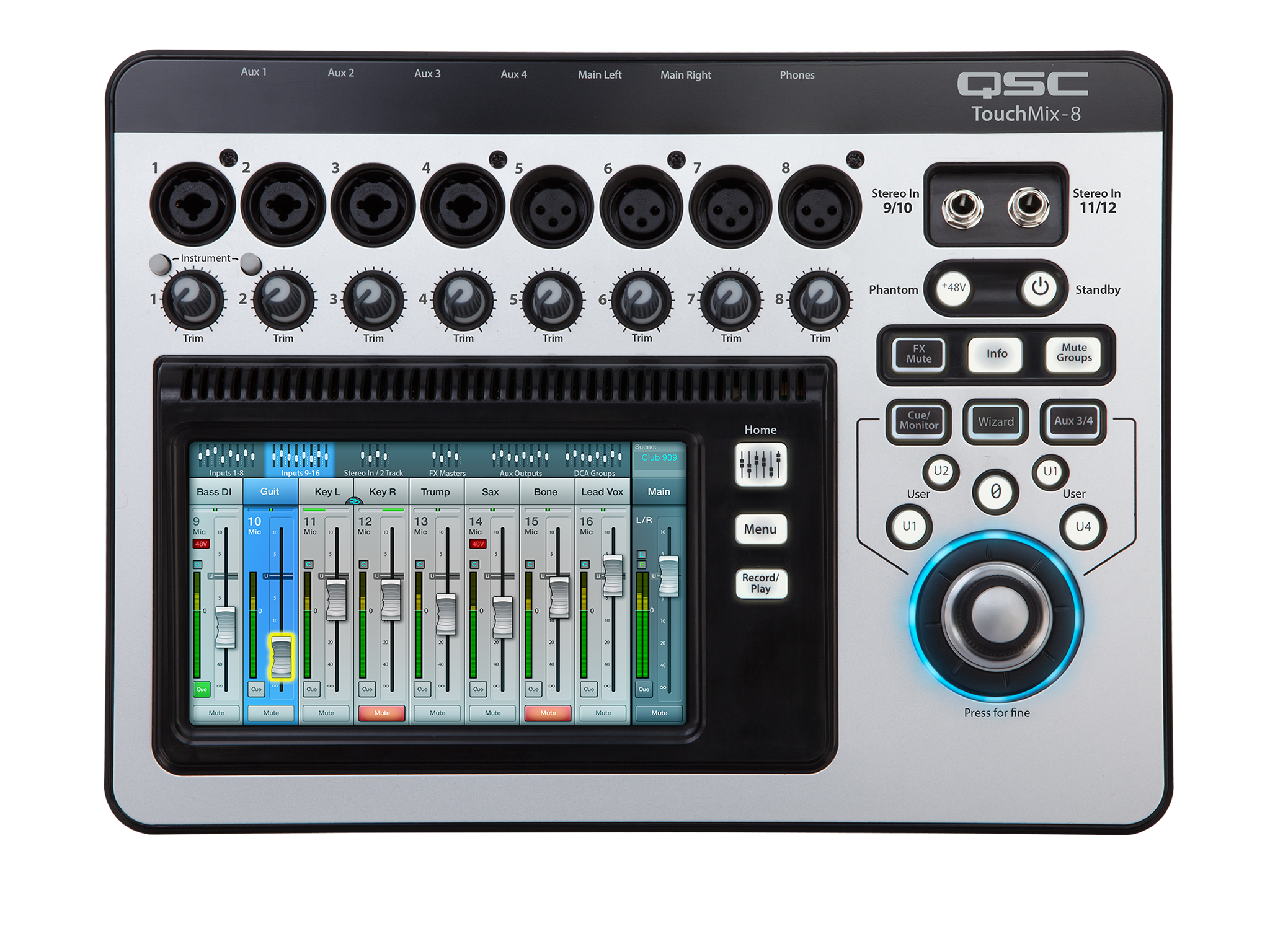 QSC TouchMix 8 Compact Digital Mixer