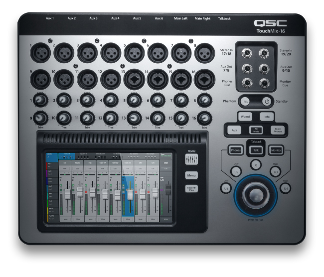 QSC TouchMix 16 Compact Digital Mixer