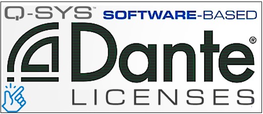 QSYS™ Software Lizenz SL-DAN-128P