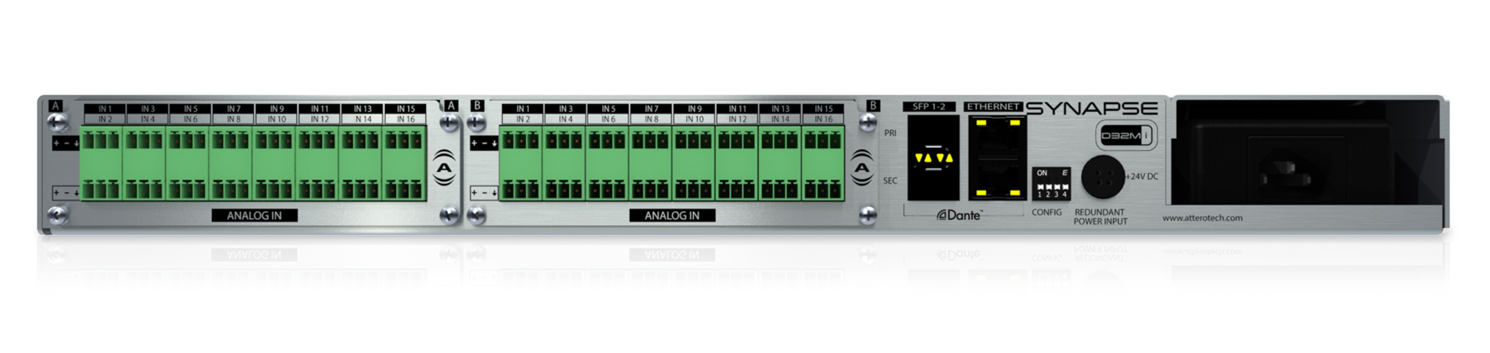 QSYS™ AtteroTech Synapse D32Mi 32CH Break IN Interface