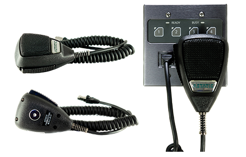 AtteroTech by QSC ZIP4 PTT Paging Mic - Magnetic