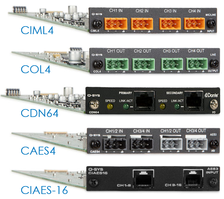 QSYS™ Core 510i       Q-SYS Systemprozessor