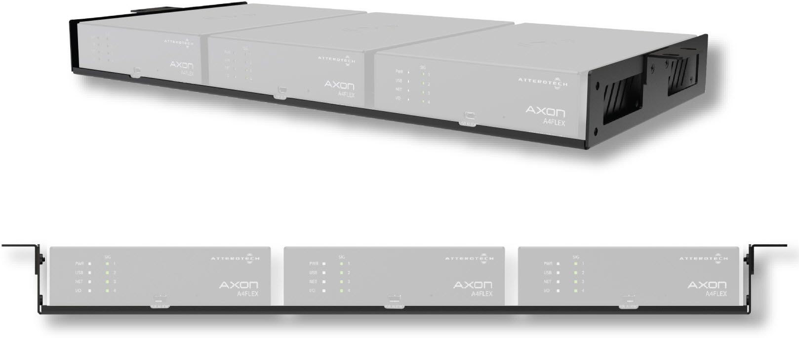 AtteroTech by QSC AXON 19" 1RU Steel Rack Tray